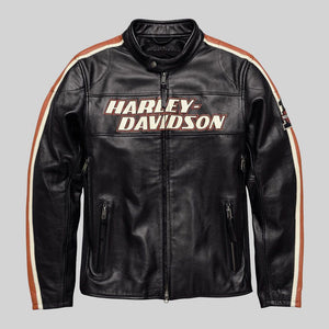 Harley Davidson Men's Torque CE-Certified Leather Jacket