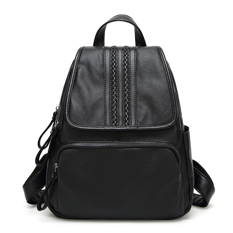 Zee Leather backpack, fashionable lady backpack, mummy bag, multifunctional Backpack