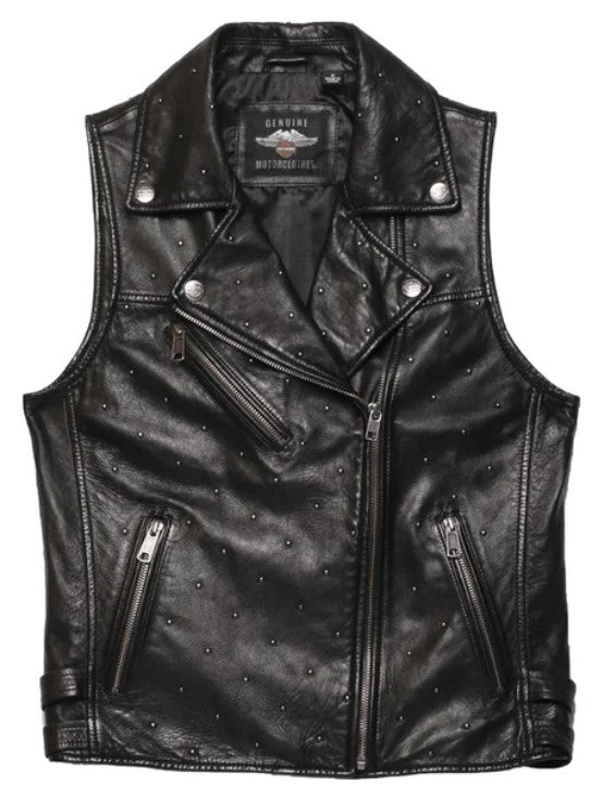 Women's H-D Celebration Embellished Leather Vest