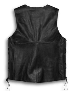 Harley Davidson Men's Tradition II Leather Vest