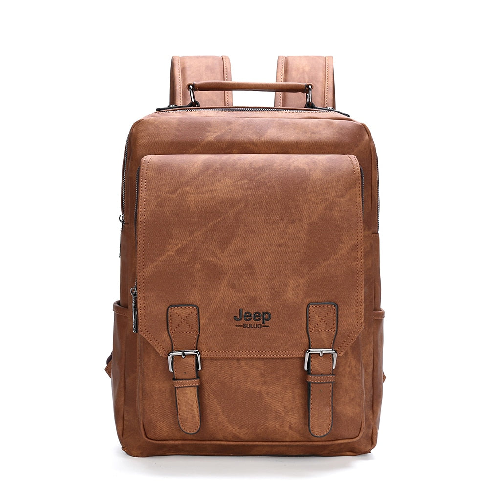 Zee Leather – Men’s Laptop School Bag Leather Backpacks Travel Multi Mochila Military camouflage style