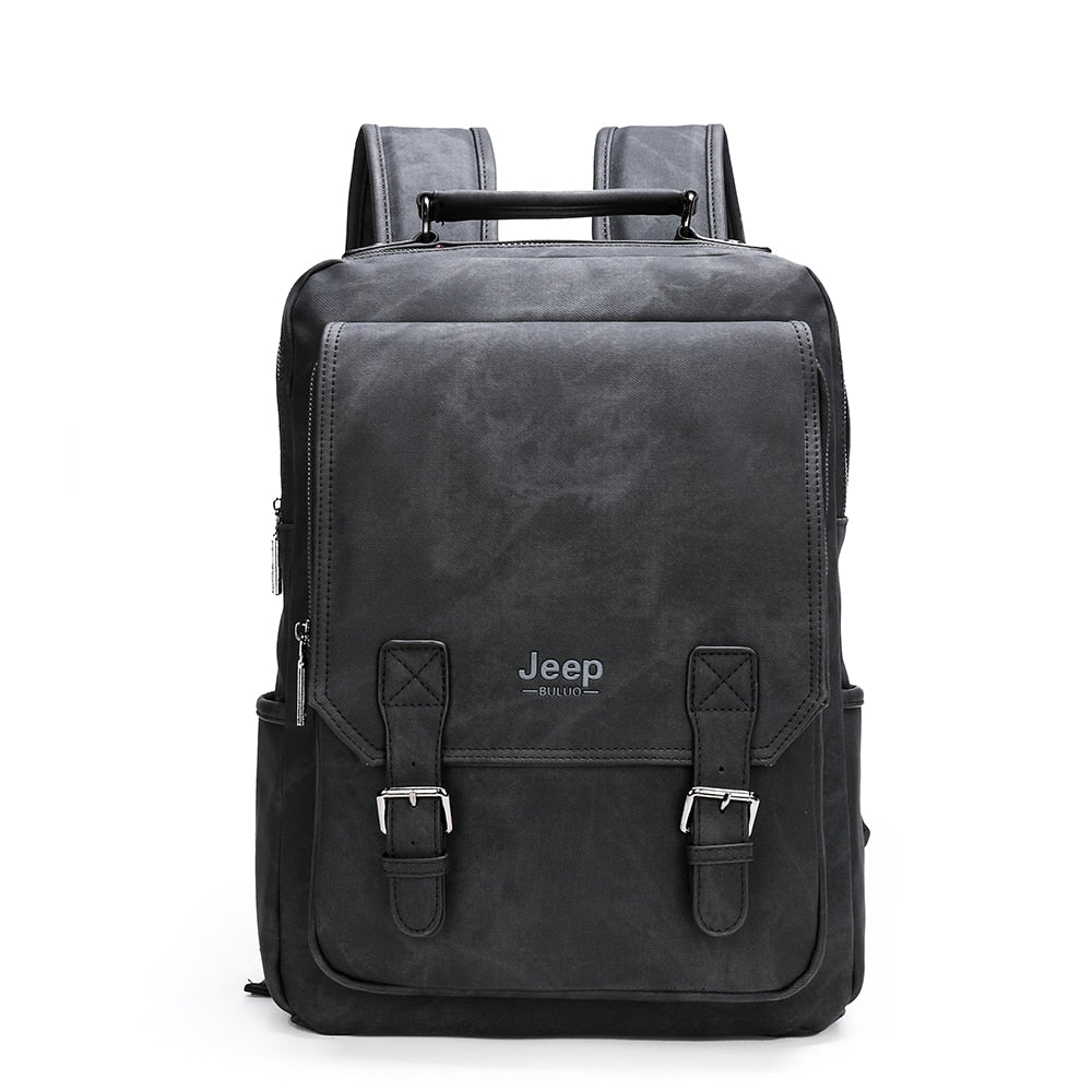 Zee Leather – Men’s Laptop School Bag Leather Backpacks Travel Multi Mochila Military camouflage style