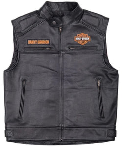 Harley Davidson Men Leather Vest