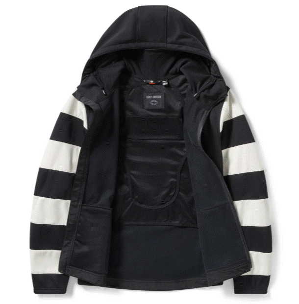 Men's H-D® Breakout Deflector 2.0 Hooded Riding Fleece