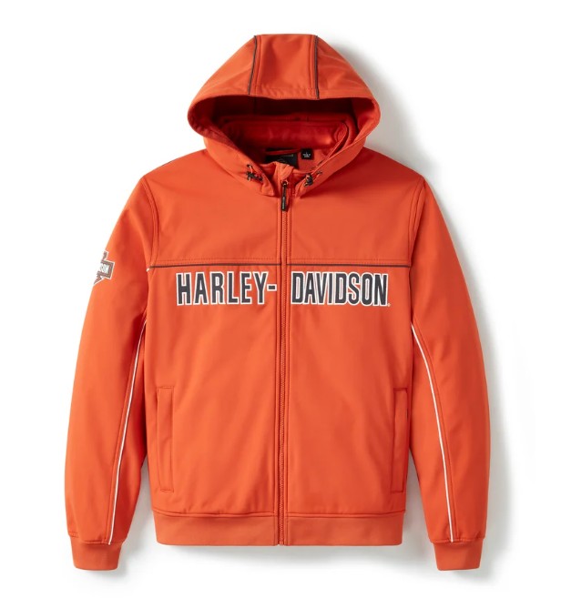 Men's Idyll Windproof Soft Shell Jacket - Vintage Orange