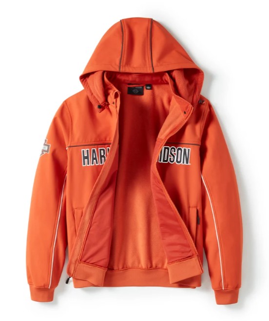 Men's Idyll Windproof Soft Shell Jacket - Vintage Orange