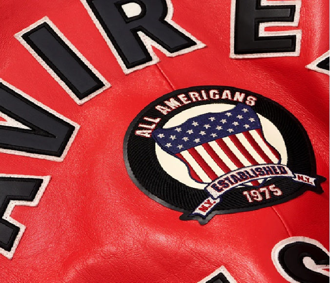 AVIREX ICON JACKET SALVAGE RED COLOR