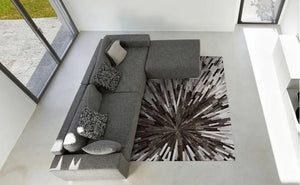 New Cowhide Patchwork Rug