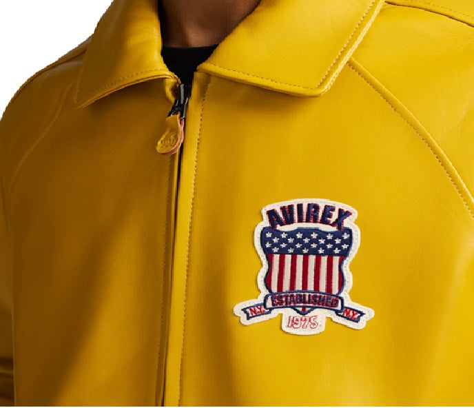 AVIREX ICON JACKET MUSTARD COLOR