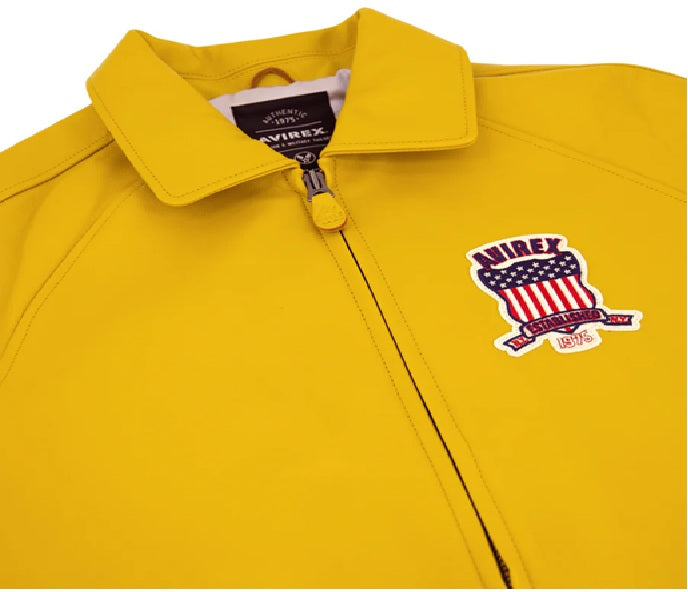 AVIREX ICON JACKET MUSTARD COLOR