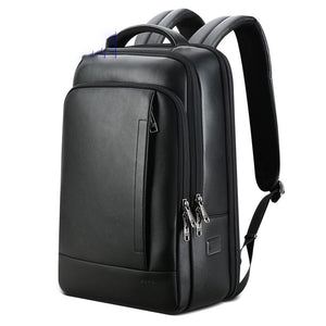 Zee Leather Backpack Leather Backpack Men's Business Trip First Layer Leather Backpack Computer Bag