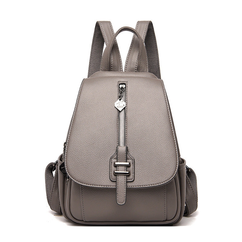 Zee Leather - Soft Leather Ladies Backpack Practical And Fashionable Travel