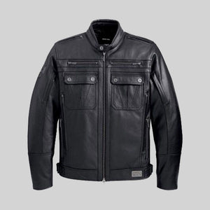H-D Mens Crossroad Leather Jacket