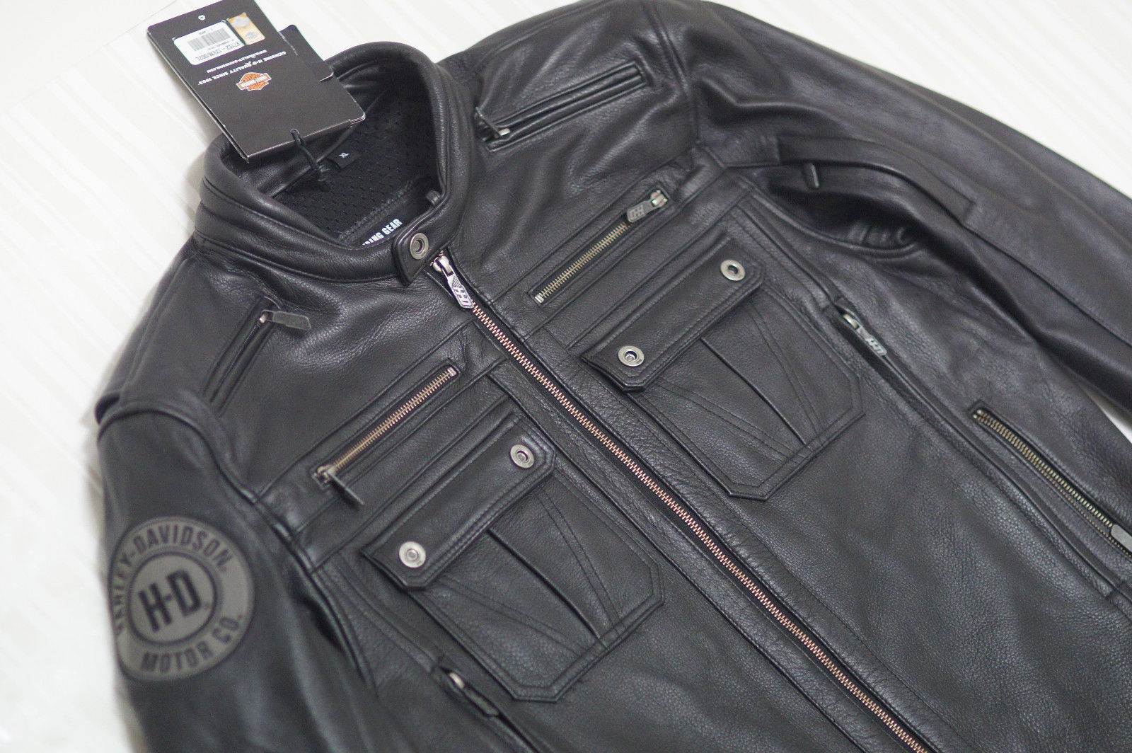 H-D Mens Crossroad Leather Jacket
