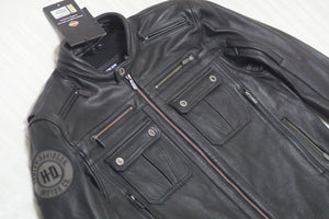 H-D Mens Crossroad Leather Jacket